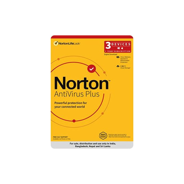 Norton Antivirus Plus 3 Users 1 Year