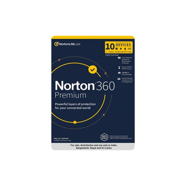 Norton 360 Premium | 10 User 1 Year (10PC / 1Year)