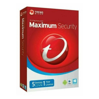 Trend Micro Maximum Security 5PC 1Y (5PC / 1Year)