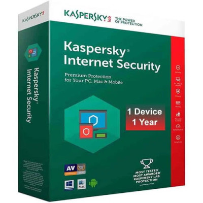 Kaspersky Internet Security 1 User 1 Year