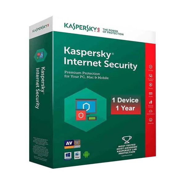 Kaspersky Internet Security 1 User 1 Year