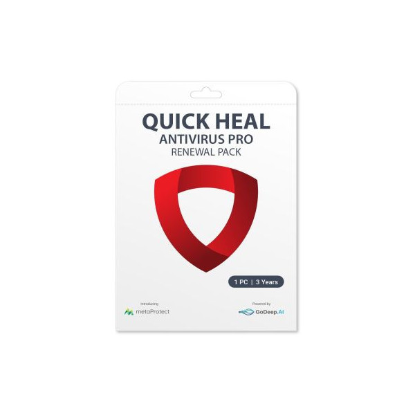 Renewal Quick Heal Antivirus Pro 1PC 3Y