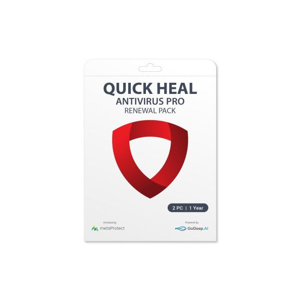 Renewal Quick Heal Antivirus Pro 2PC 1Y